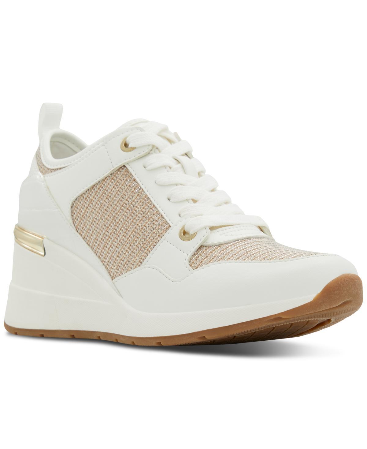 Aldo Womens Kourtt Lace-Up Wedge Sneakers Product Image