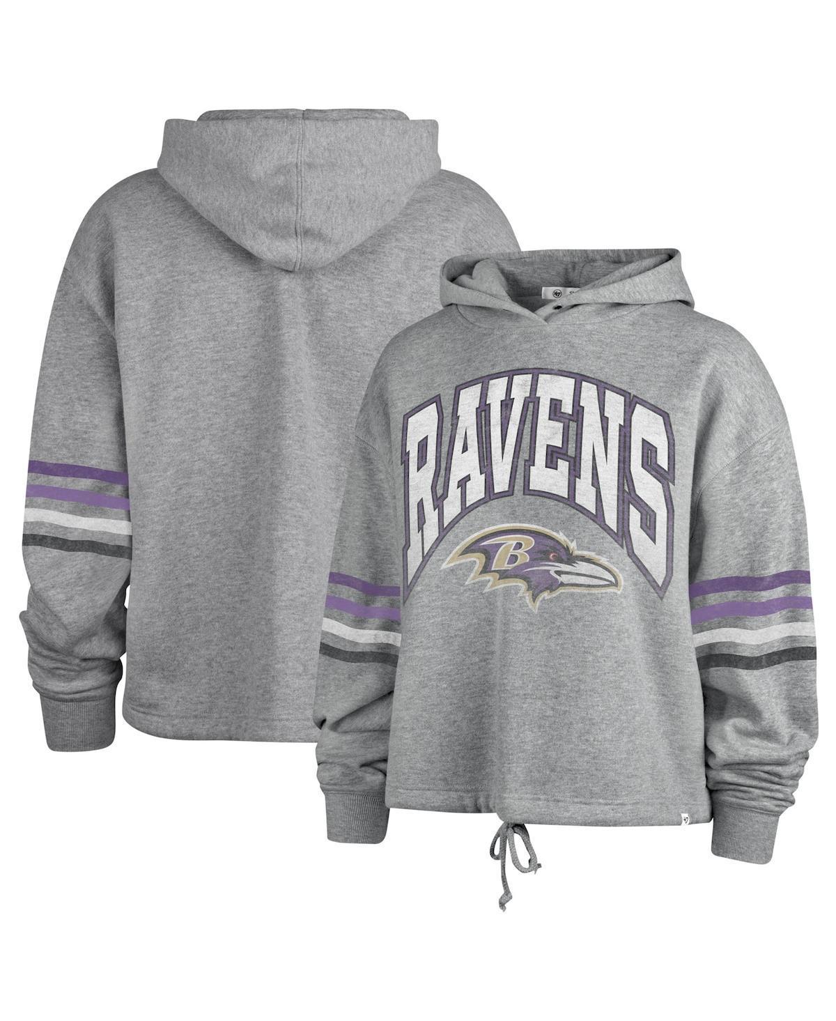 Womens 47 Gray Baltimore Ravens Upland Bennett Pullover Hoodie Product Image