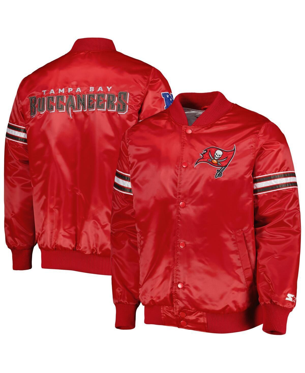 Mens Starter Tampa Bay Buccaneers The Pick and Roll Full-Snap Jacket Product Image