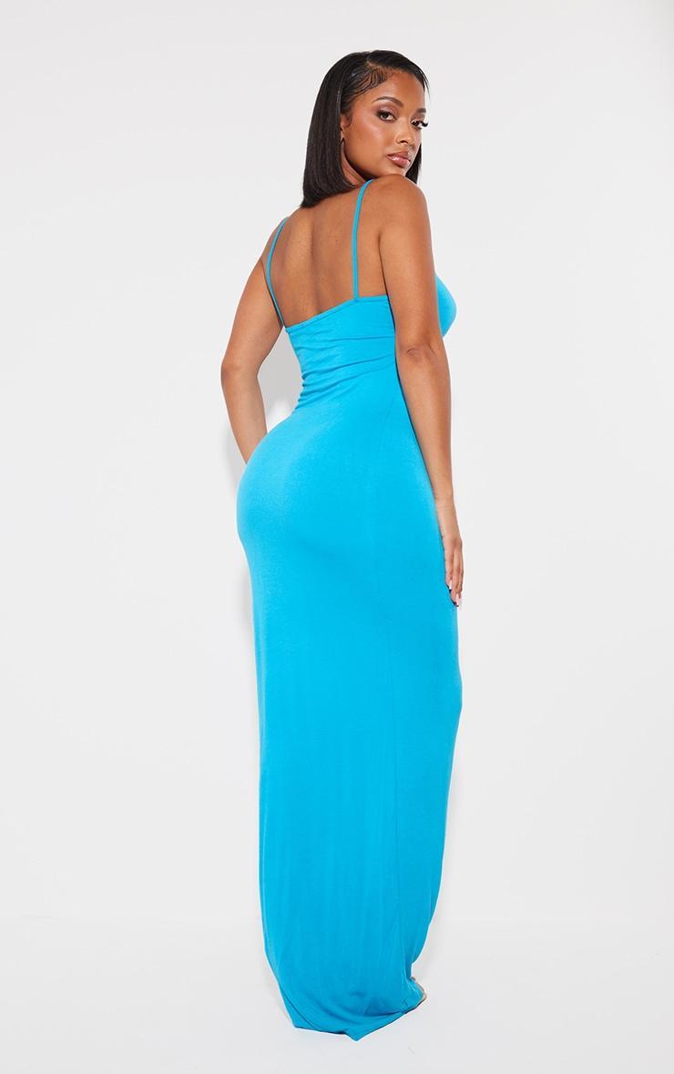 Shape Blue Jersey Strappy Maxi Dress Product Image