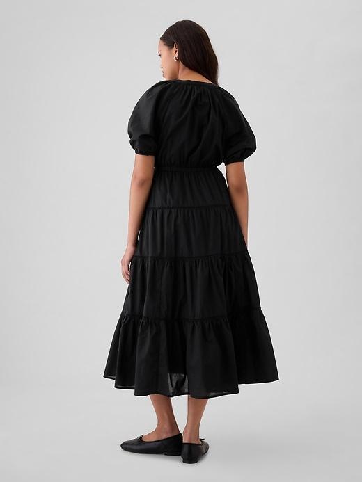 Tiered Maxi Shirtdress Product Image