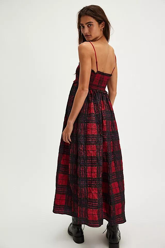 Holly Plaid Maxi Dress Product Image