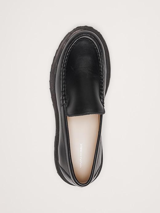 Italian Leather Lug-Sole Loafer Product Image