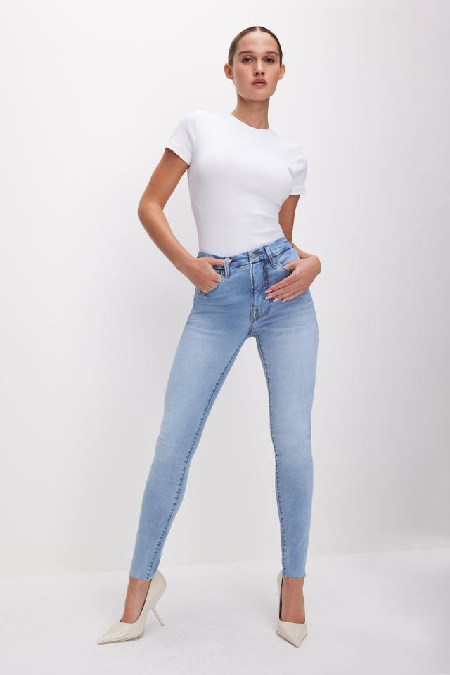 GOOD WAIST SKINNY JEANS | INDIGO579 Product Image