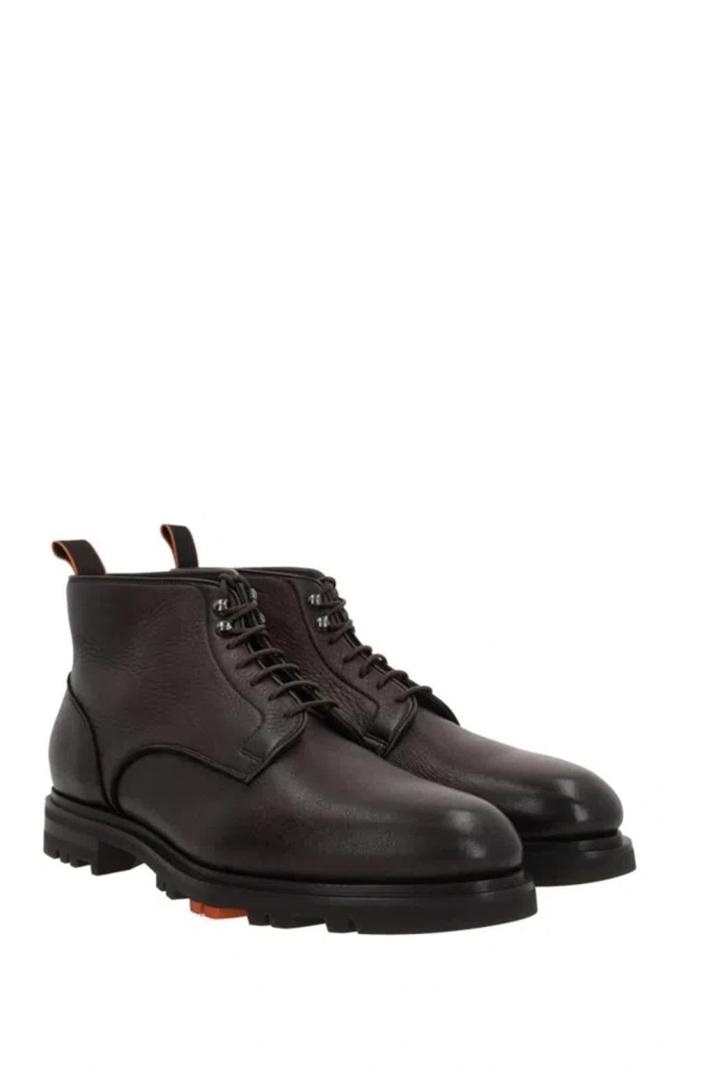 SANTONI Boots In Brown product image