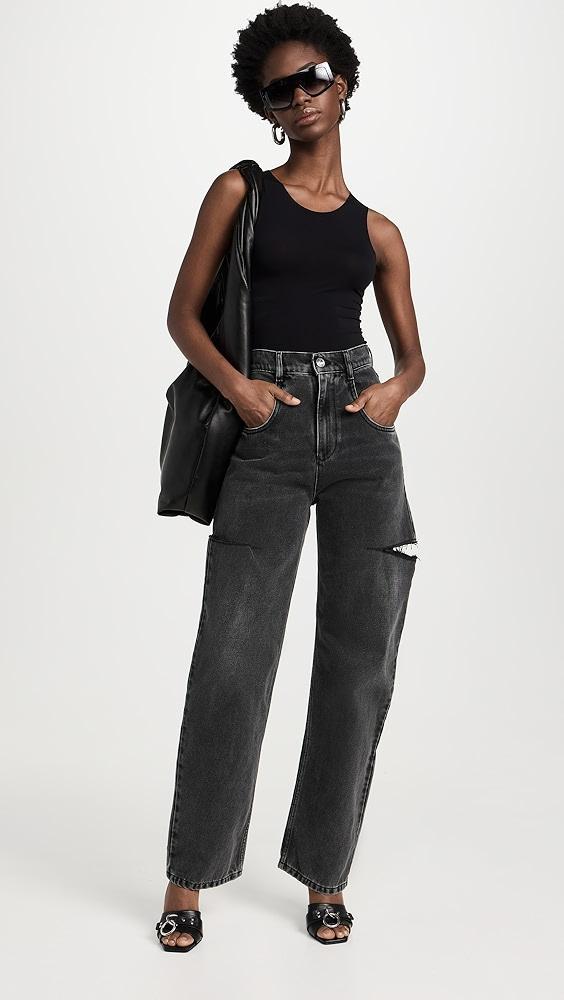 Maison Margiela Denim Jeans with Slash Details | Shopbop Product Image