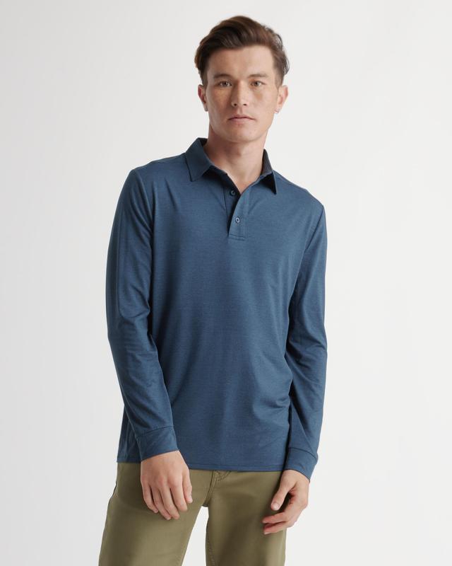 Flowknit Breeze Performance Long Sleeve Polo Product Image