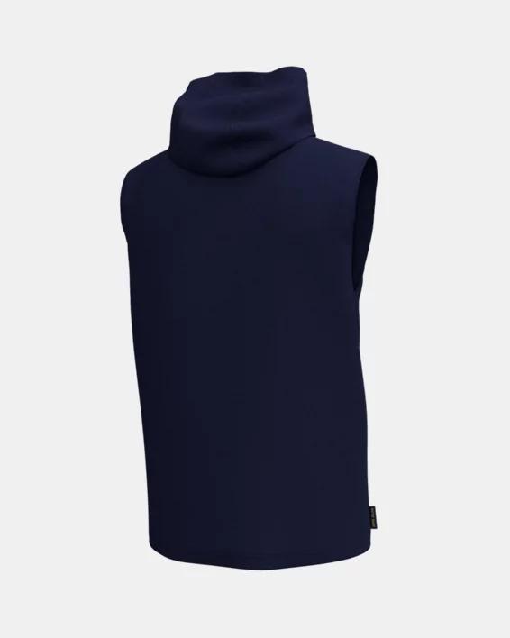 Men's UA Woven Collegiate Sleeveless Hoodie Product Image