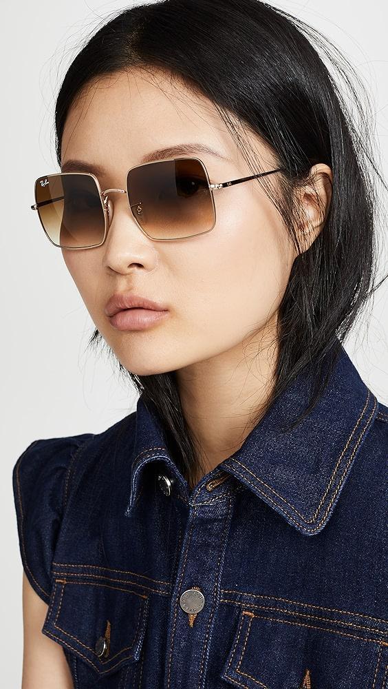 Ray-Ban RB1971 Icons Oversized Square Sunglasses | Shopbop Product Image