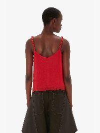 TASSEL STRAP CAMISOLE in red | JW Anderson US  Product Image