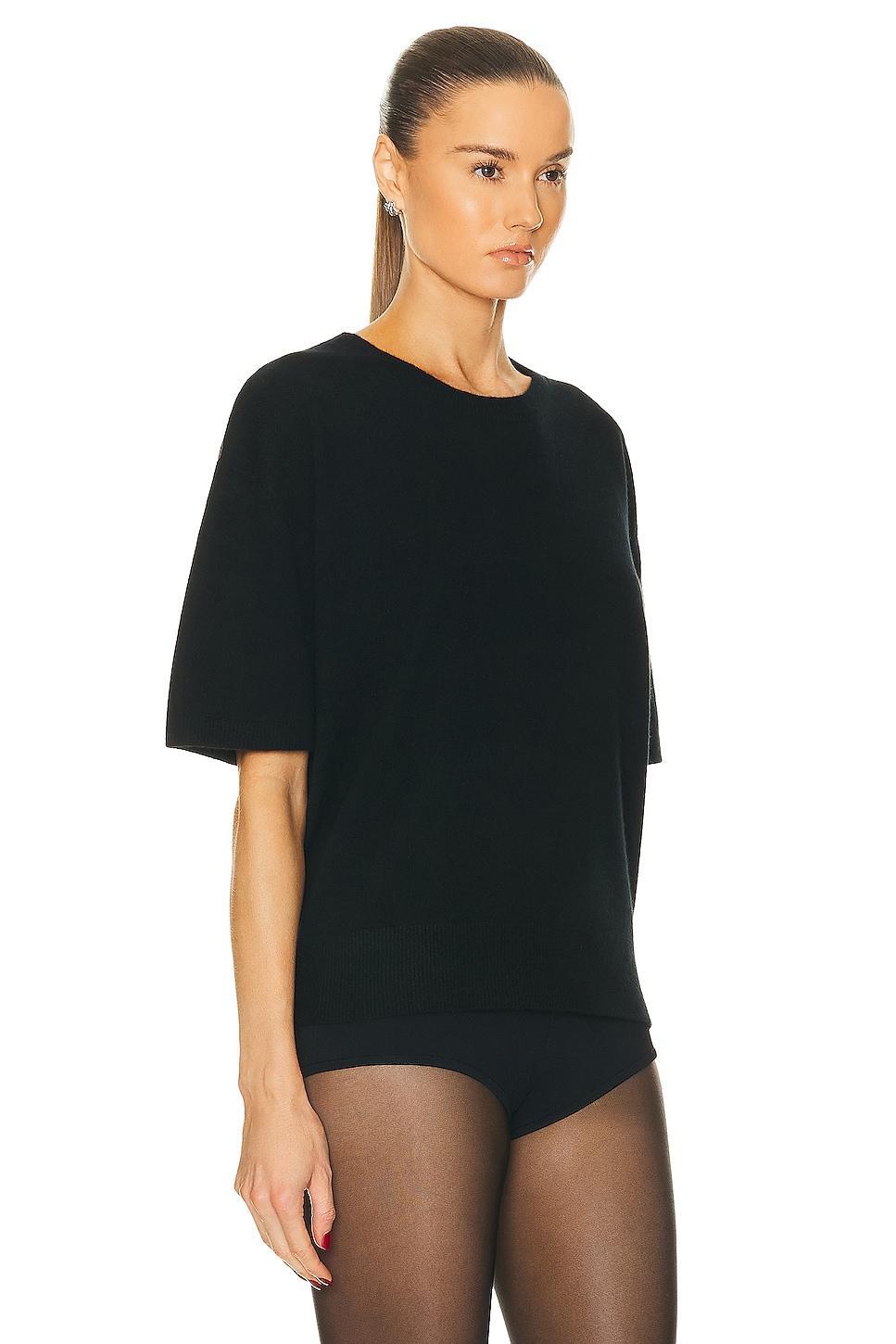 SABLYN Miler Cashmere Top in Black - Black. Size XS (also in L, M). Product Image