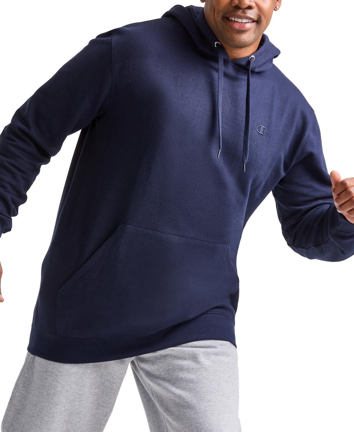 Champion Mens Big & Tall Powerblend Solid Fleece Hoodie Product Image