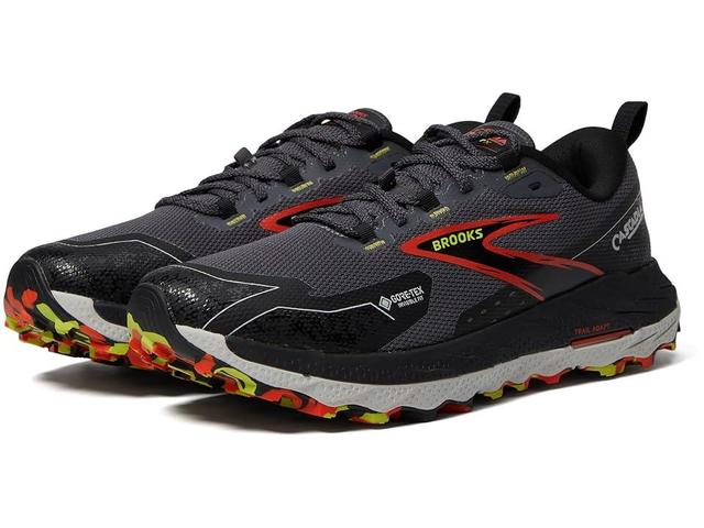 Brooks Cascadia 18 GTX (Blackened PearlTomato) Men's Running Shoes Product Image