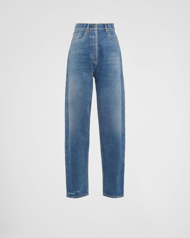 High-waisted denim jeans Product Image