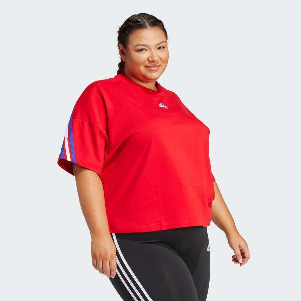 Future Icons 3-Stripes Tee (Plus Size) Product Image