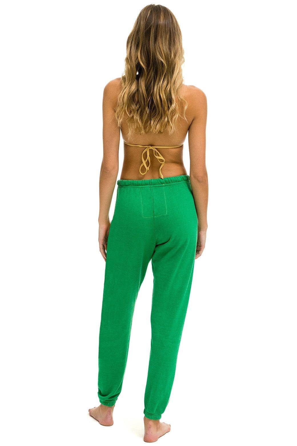 RIDE LOGO SWEATPANTS - KELLY GREEN Female Product Image