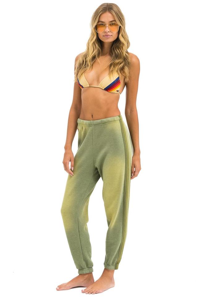 5 STRIPE SWEATPANTS - FADED ARMY Female Product Image