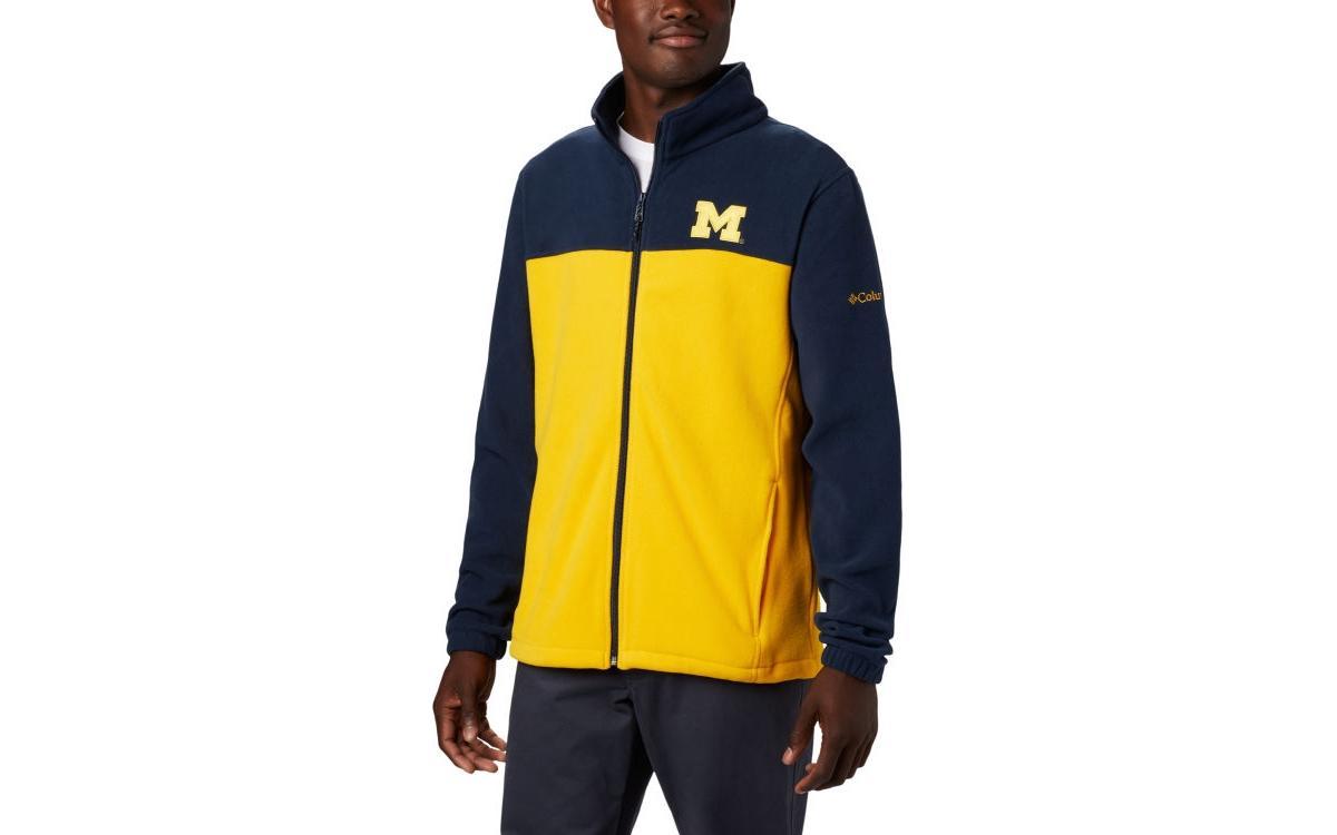 Mens Columbia Black Nebraska Huskers Flanker Iii Fleece Team Full-Zip Jacket - Black Product Image