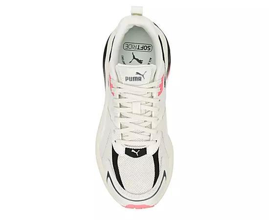 Womens PUMA Hypnotic LS Athletic Shoe - Vapor Gray / Black / Neon Coral Product Image