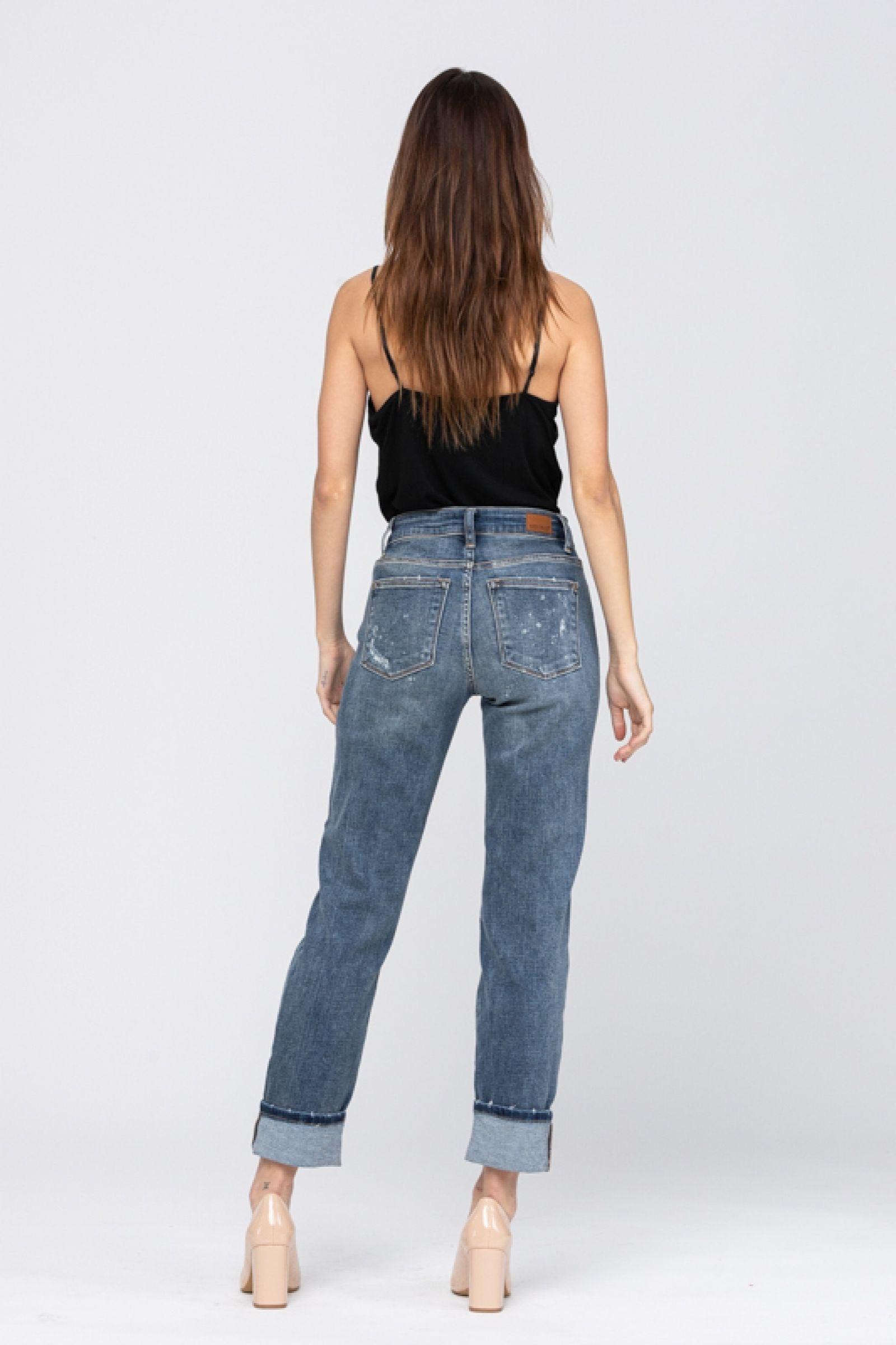 82363   Giselle Beach Splash Boyfriend Judy Blue Jeans Product Image