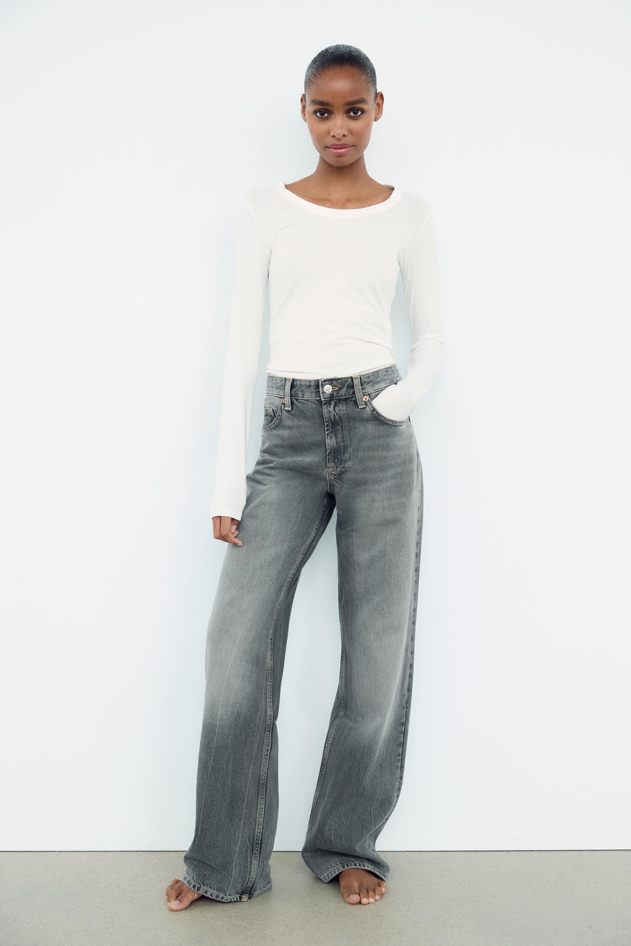 TRF MID-RISE WIDE LEG JEANS Product Image