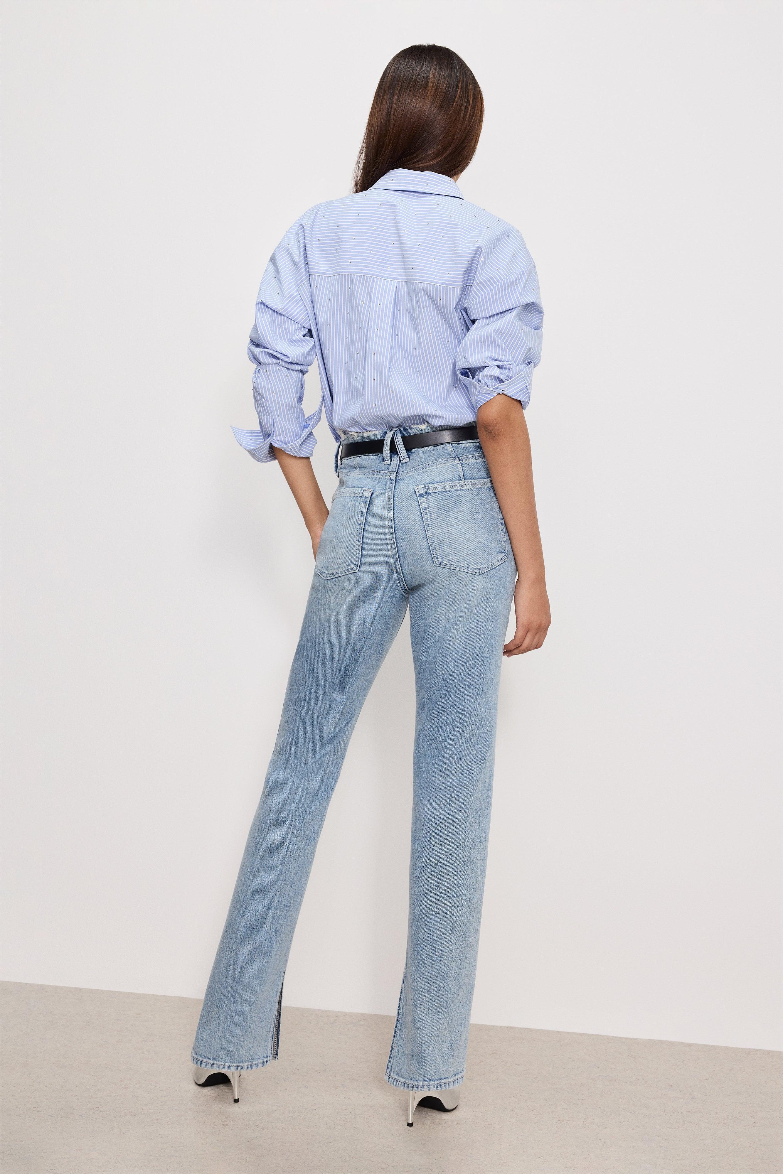 GOOD ICON STRAIGHT JEANS | INDIGO750 Product Image