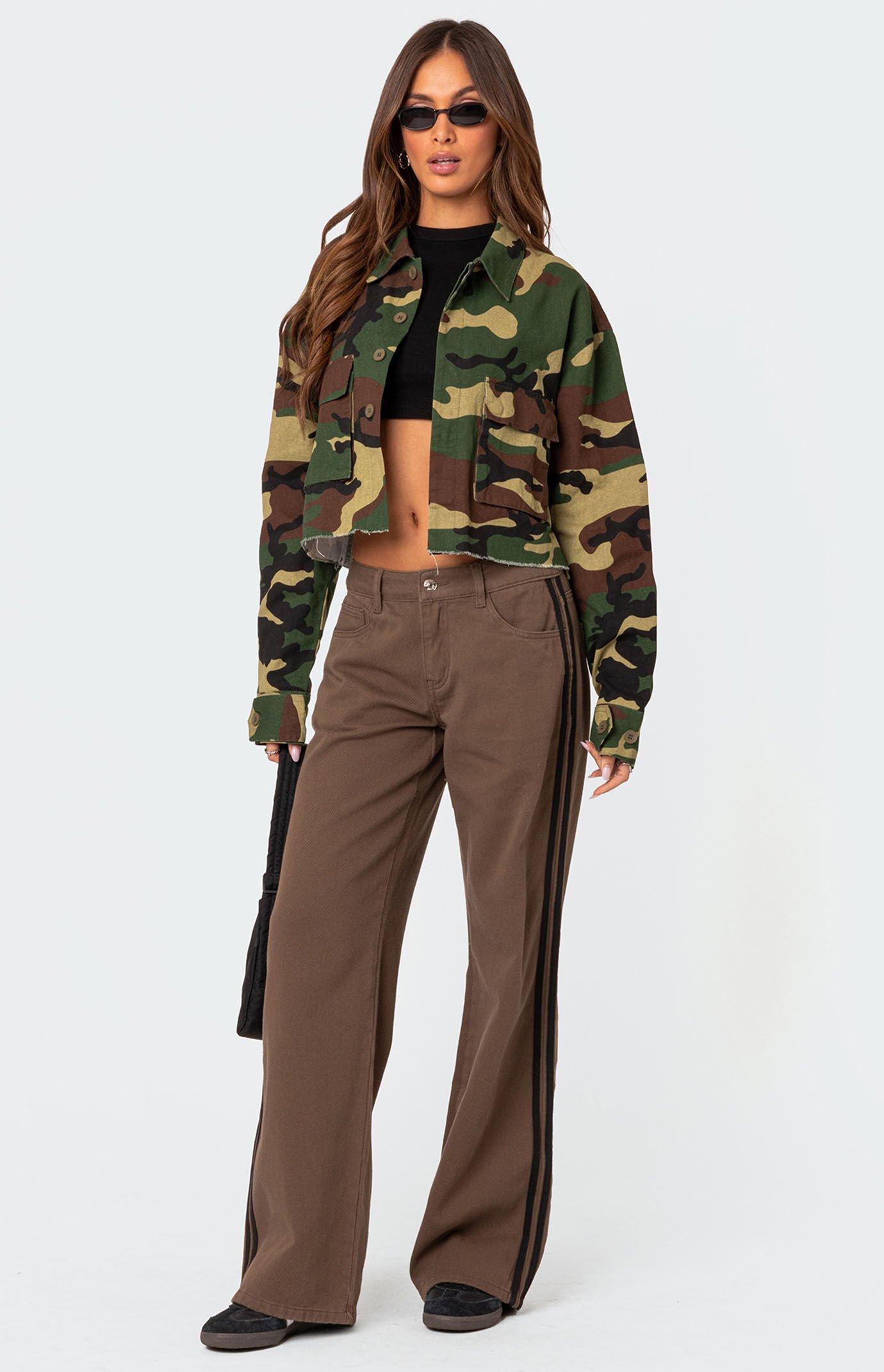 Edikted Women's Carmen Camo Jacket Product Image