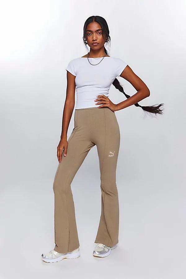 Puma Pintuck Flared Legging Pant Womens at Urban Outfitters Product Image