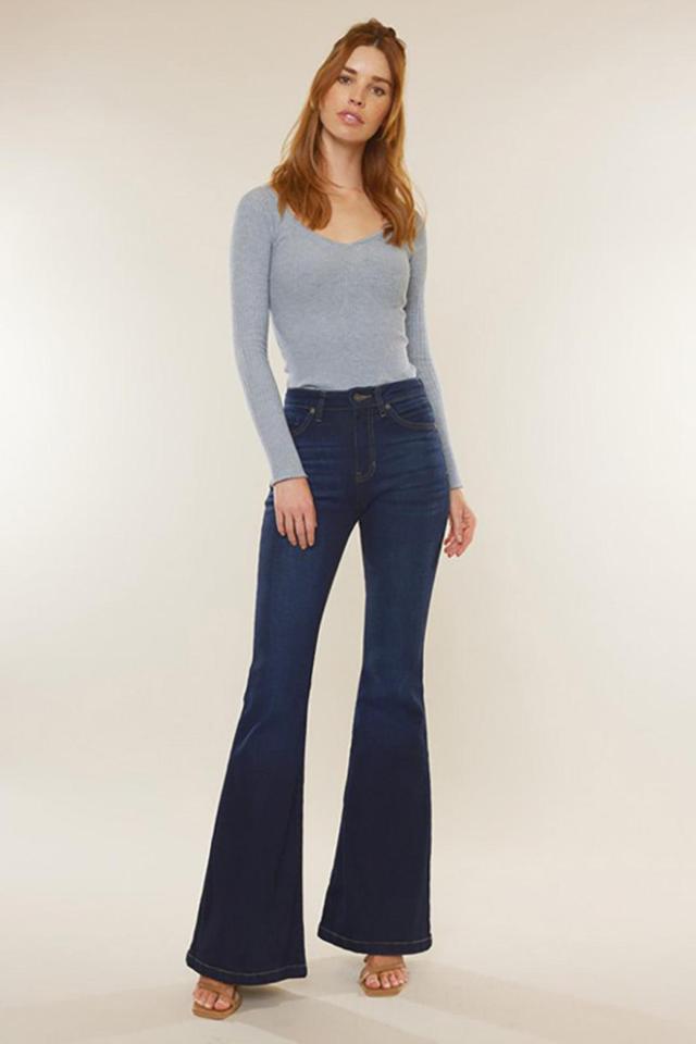 High Rise Super Flare Jeans Female Product Image