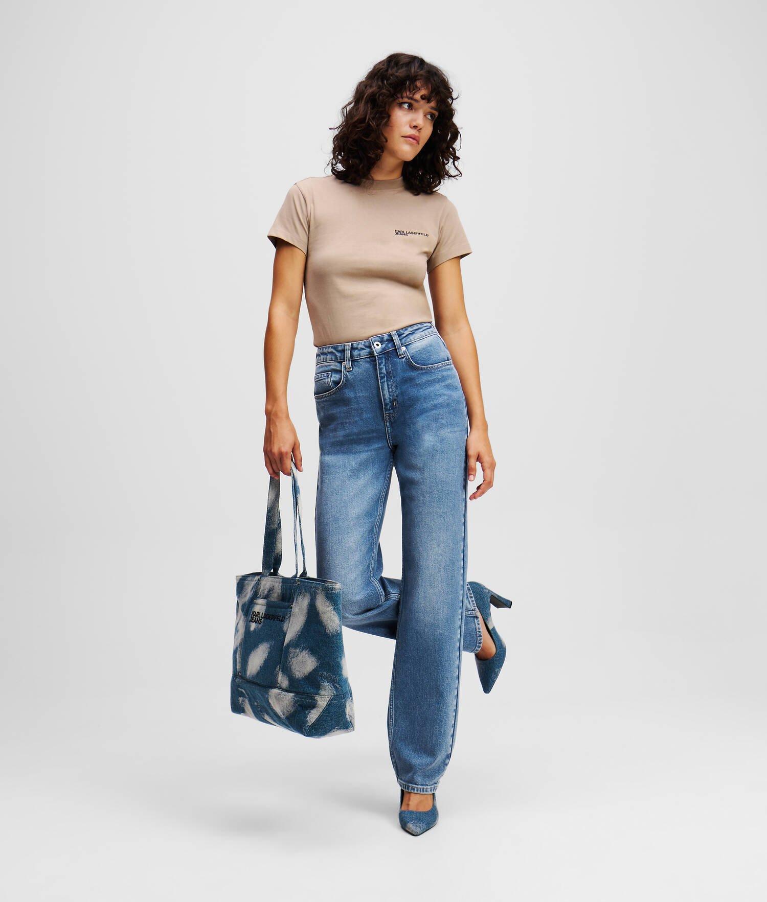 HIGH-RISE STRAIGHT JEANS Product Image