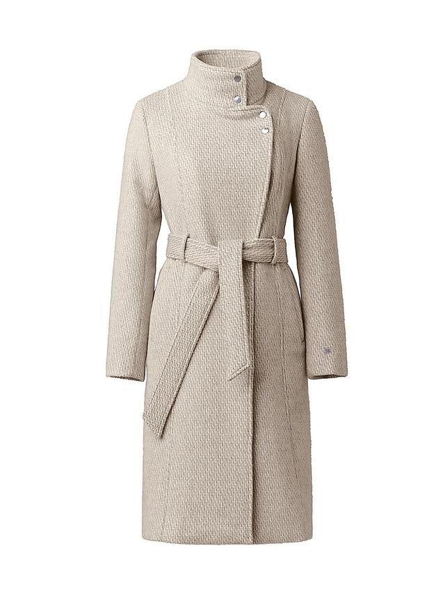 Womens Genie Belted Wool-Blend Coat Product Image