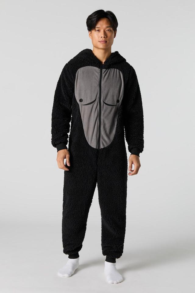 3D Gorilla Sherpa Onesie Male Product Image