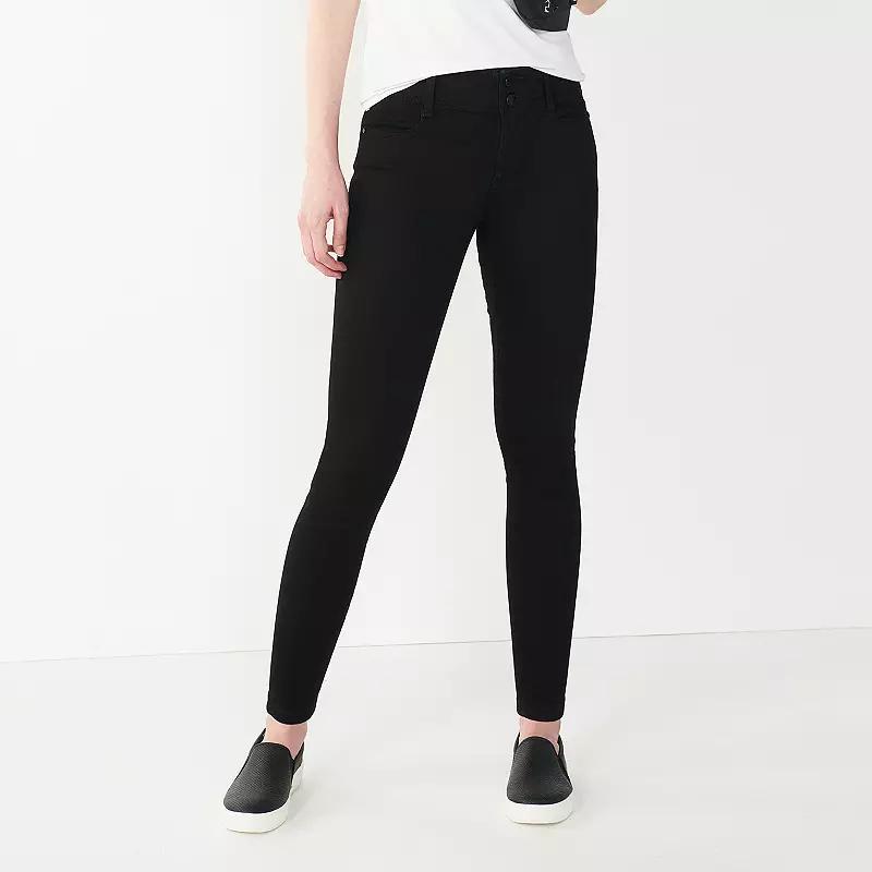 Womens Nine West Tummy-Control Skinny Jeans Product Image