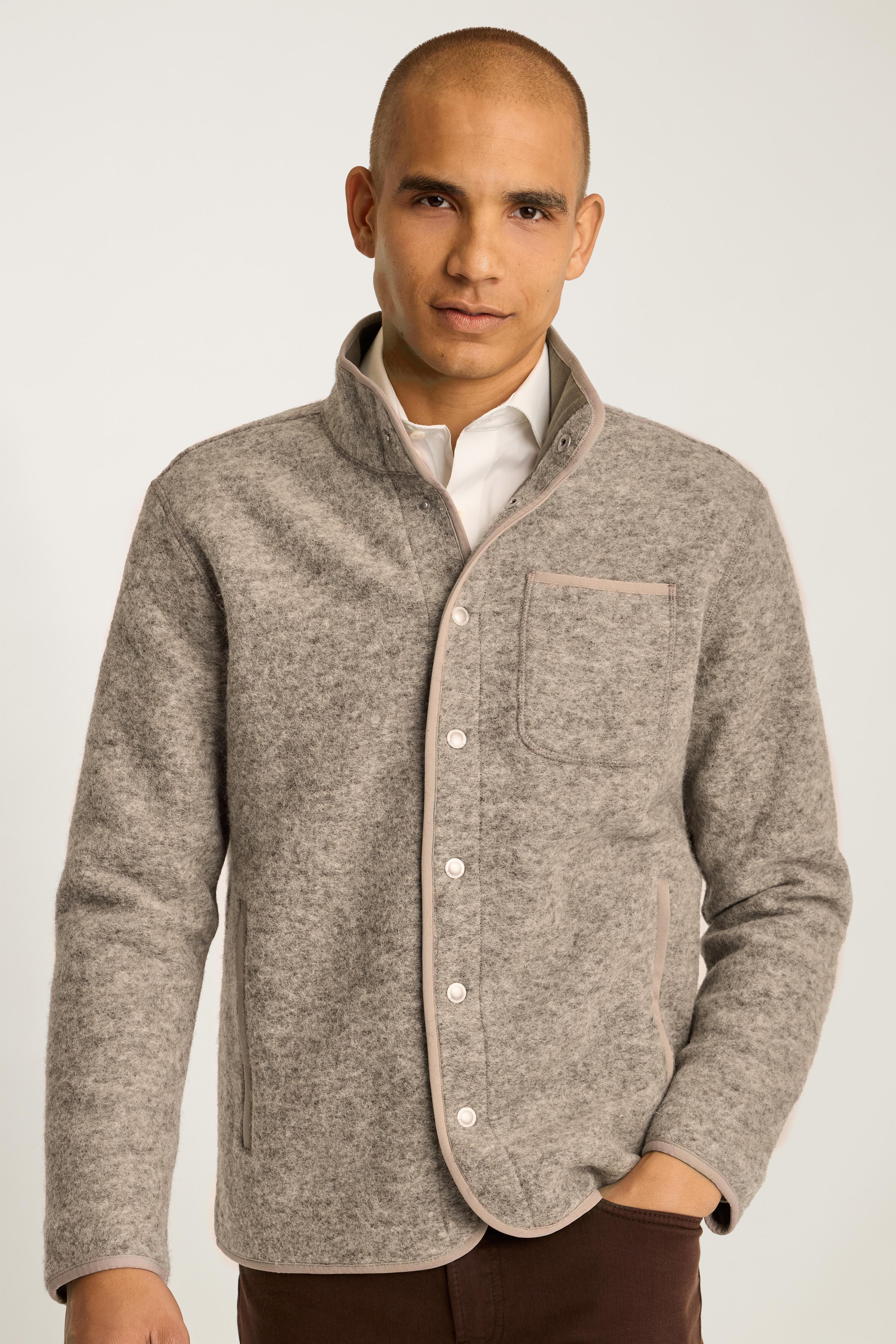 Italian Wool Fleece Jacket Product Image