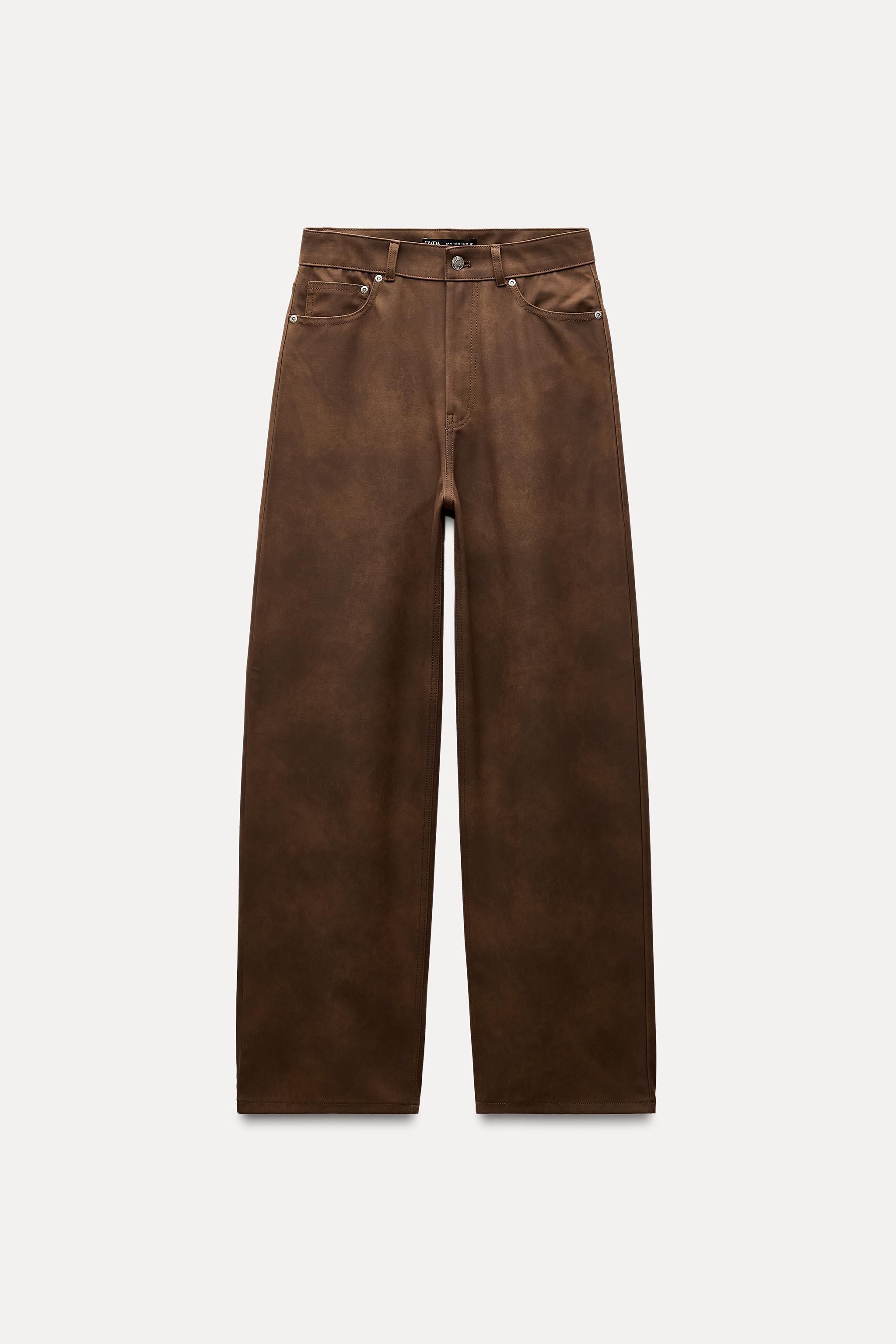 FAUX SUEDE PANTS Product Image