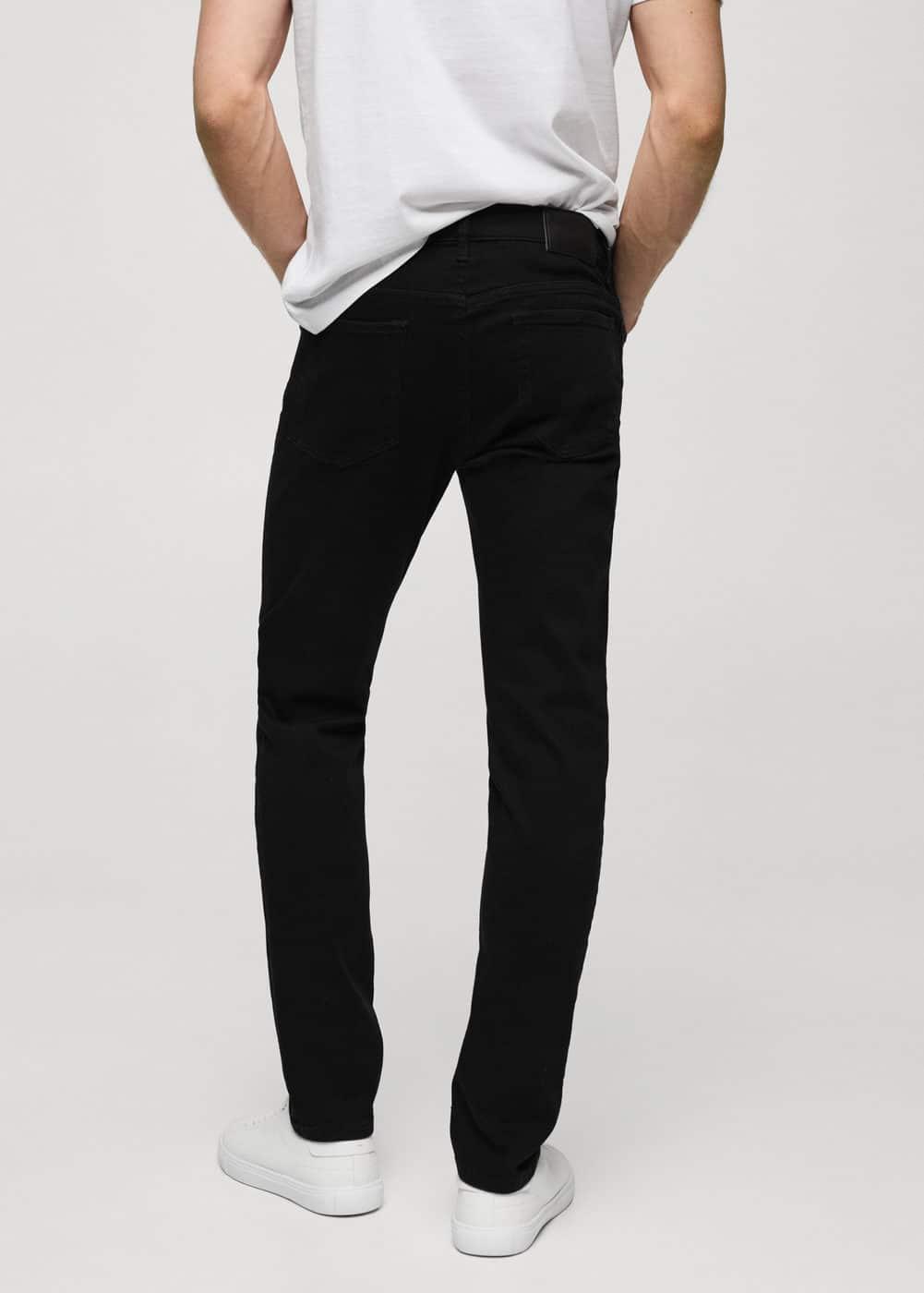 MANGO MAN - Slim fit Ultra Soft Touch Patrick jeans black denimMen Product Image