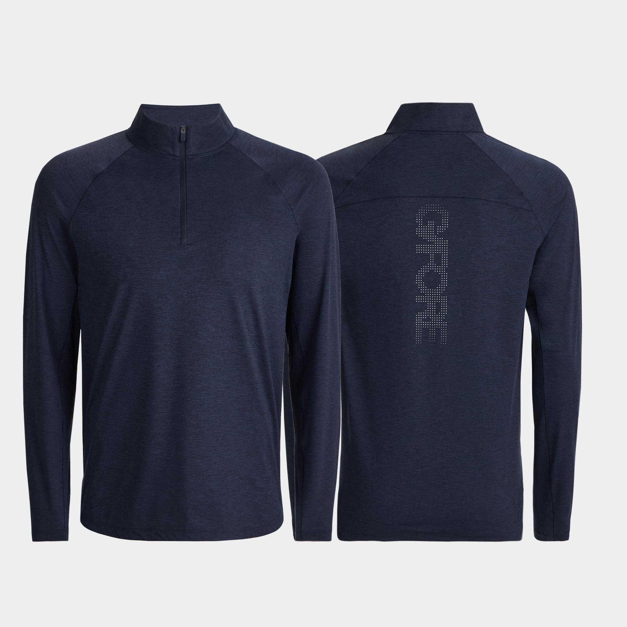 TECH MÉLANGE RAGLAN QUARTER ZIP PULLOVER Product Image