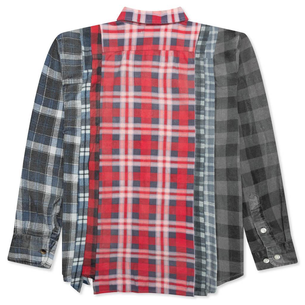 Flannel Shirt 7 Cuts Reflection Shirt - Assorted Male Product Image