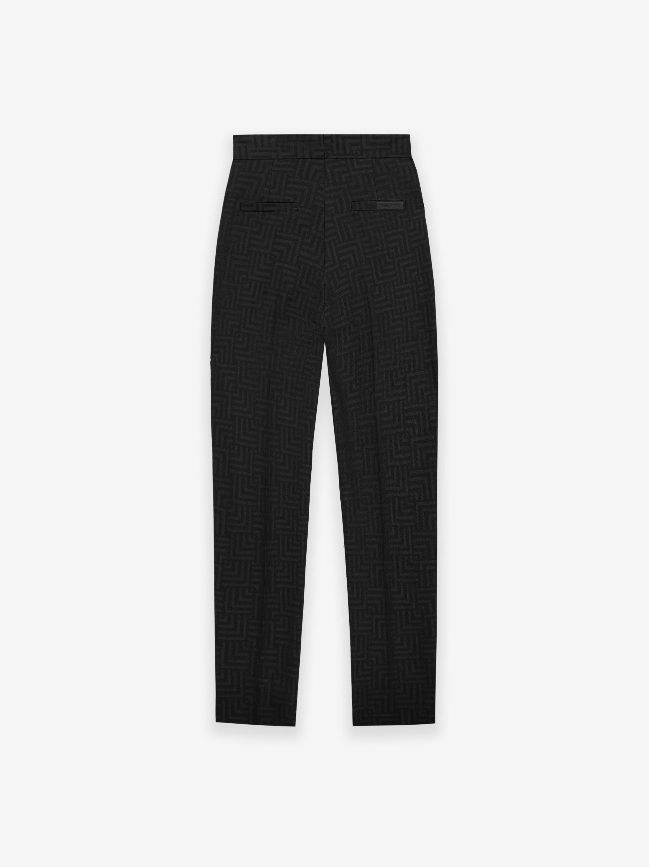 Wool Jacquard Tapered Trouser Male Product Image