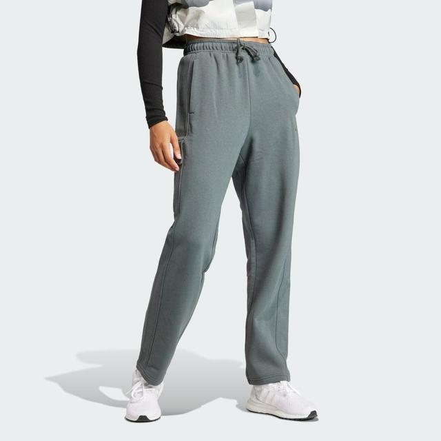 adidas ALL SZN Fleece Cargo Pants Legend Ivy XL Womens Product Image