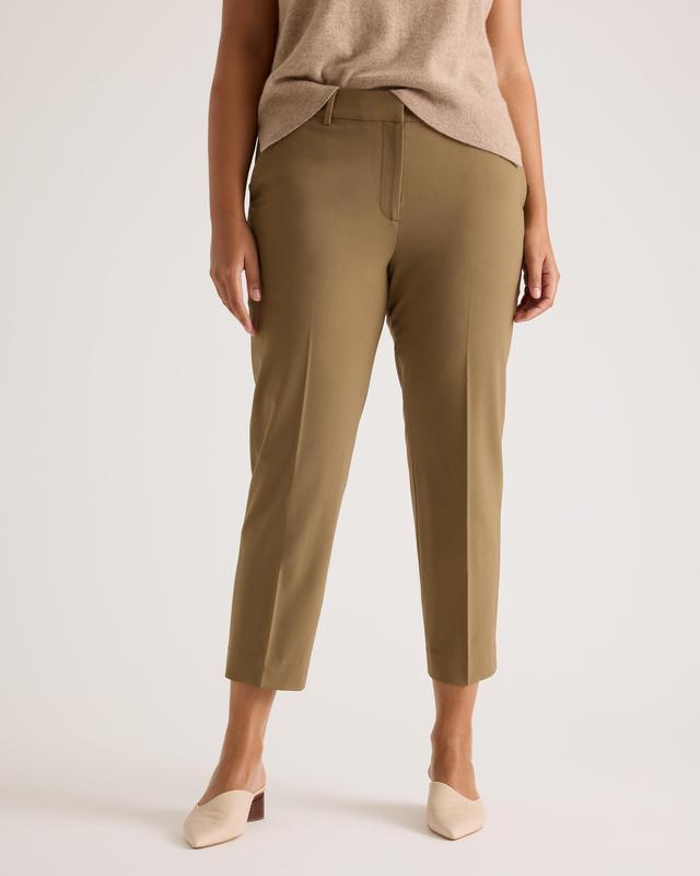 Wool Slim Leg Ankle Pants Product Image