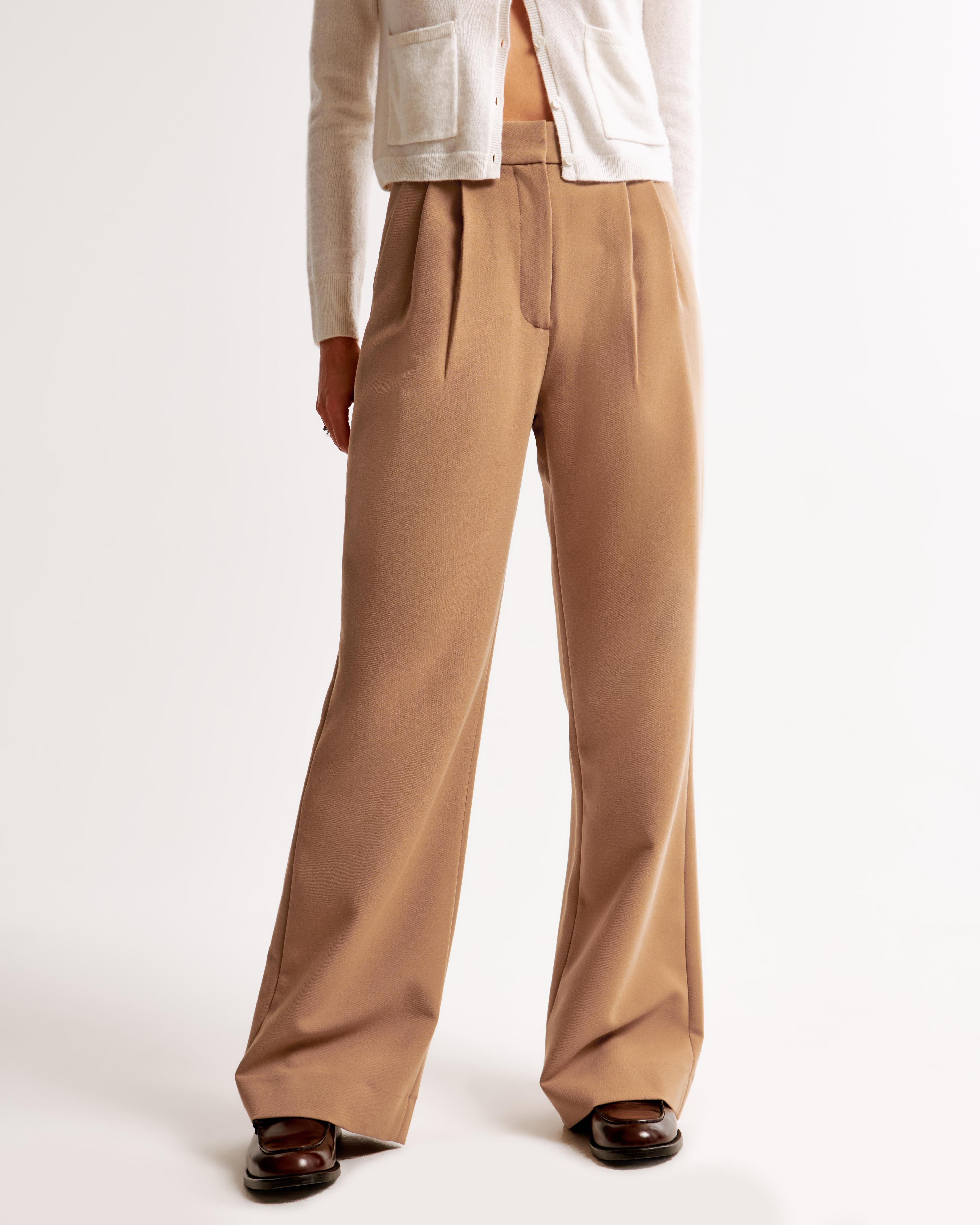 A&F Sloane Tailored Wide Leg Pant Product Image