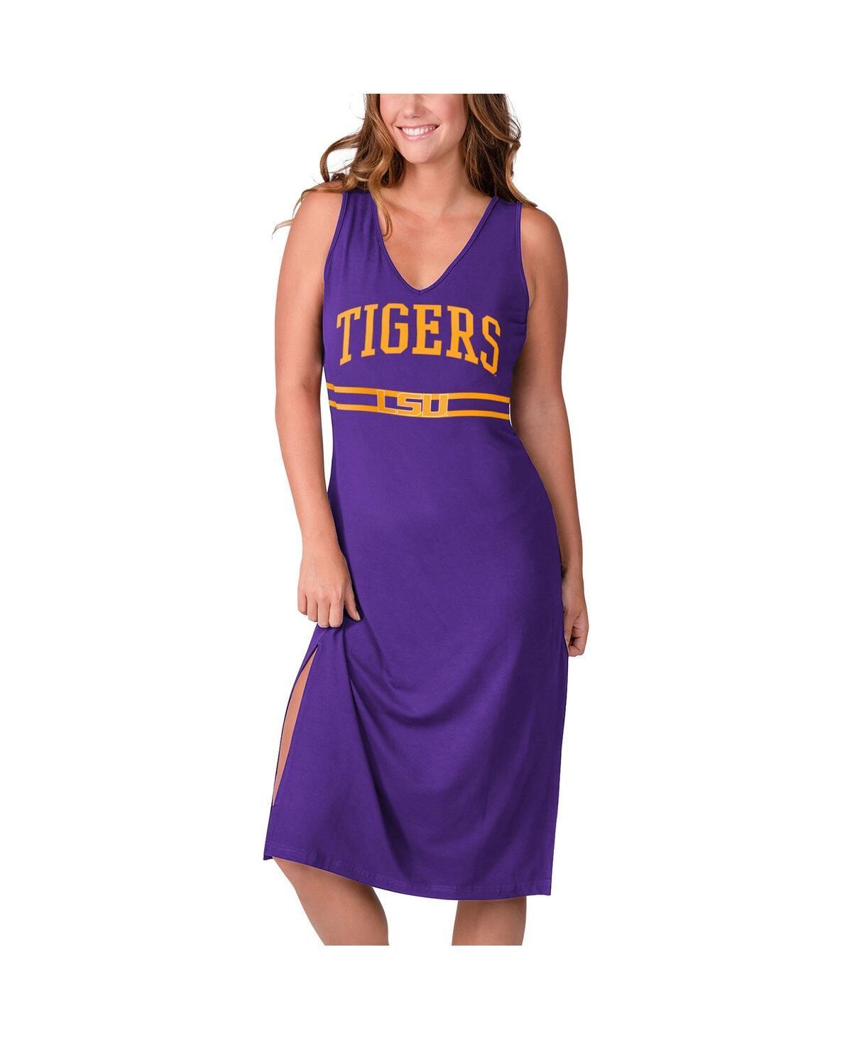 Womens G-iii 4Her by Carl Banks Purple Lsu Tigers Training V-Neck Maxi Dress Product Image