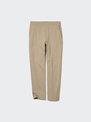 Mens Ultra Stretch Dry-Ex Tapered Pants with Quick-Drying Beige Medium UNIQLO US Product Image