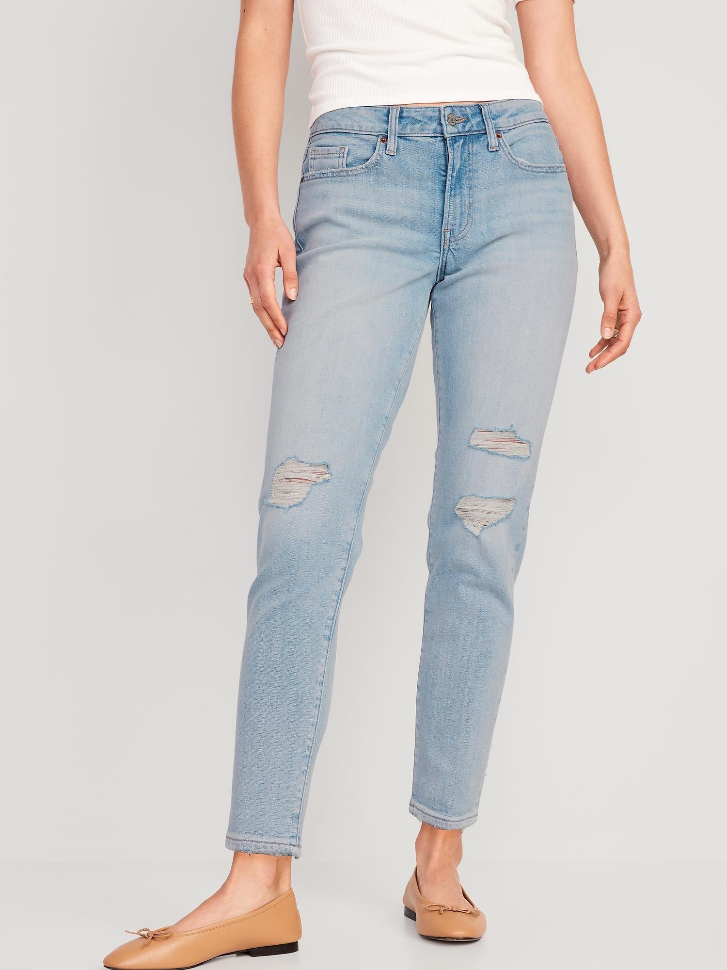 Mid-Rise OG Straight Ankle Jeans Product Image