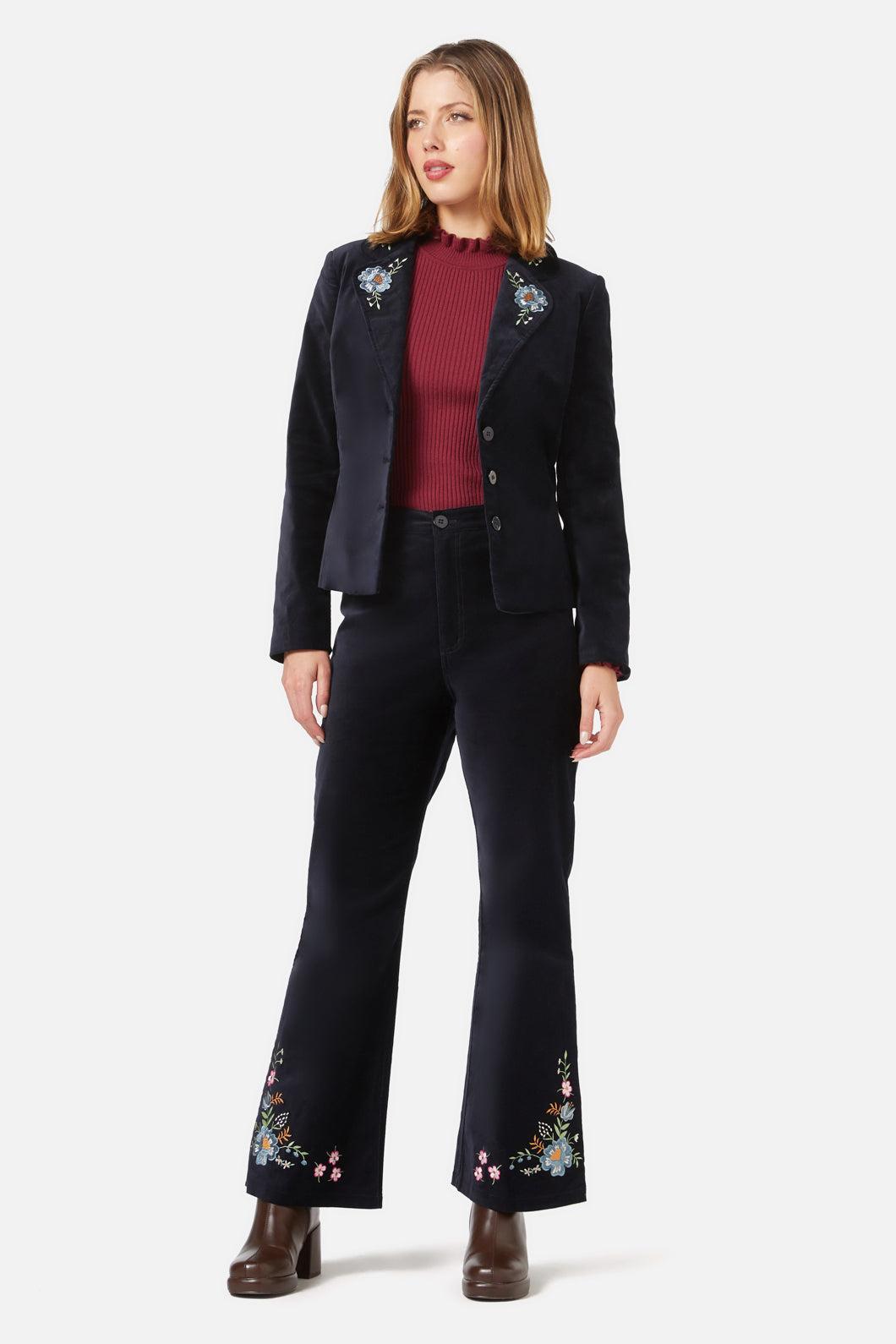 Agnes Velvet Blazer Product Image