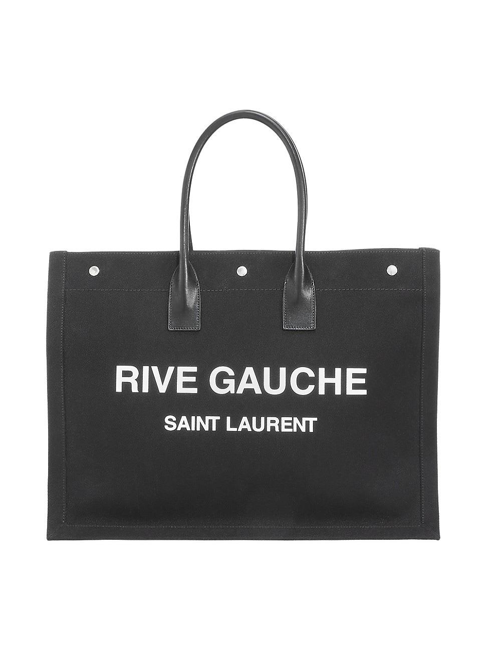 Womens Rive Gauche Tote in Canvas Product Image