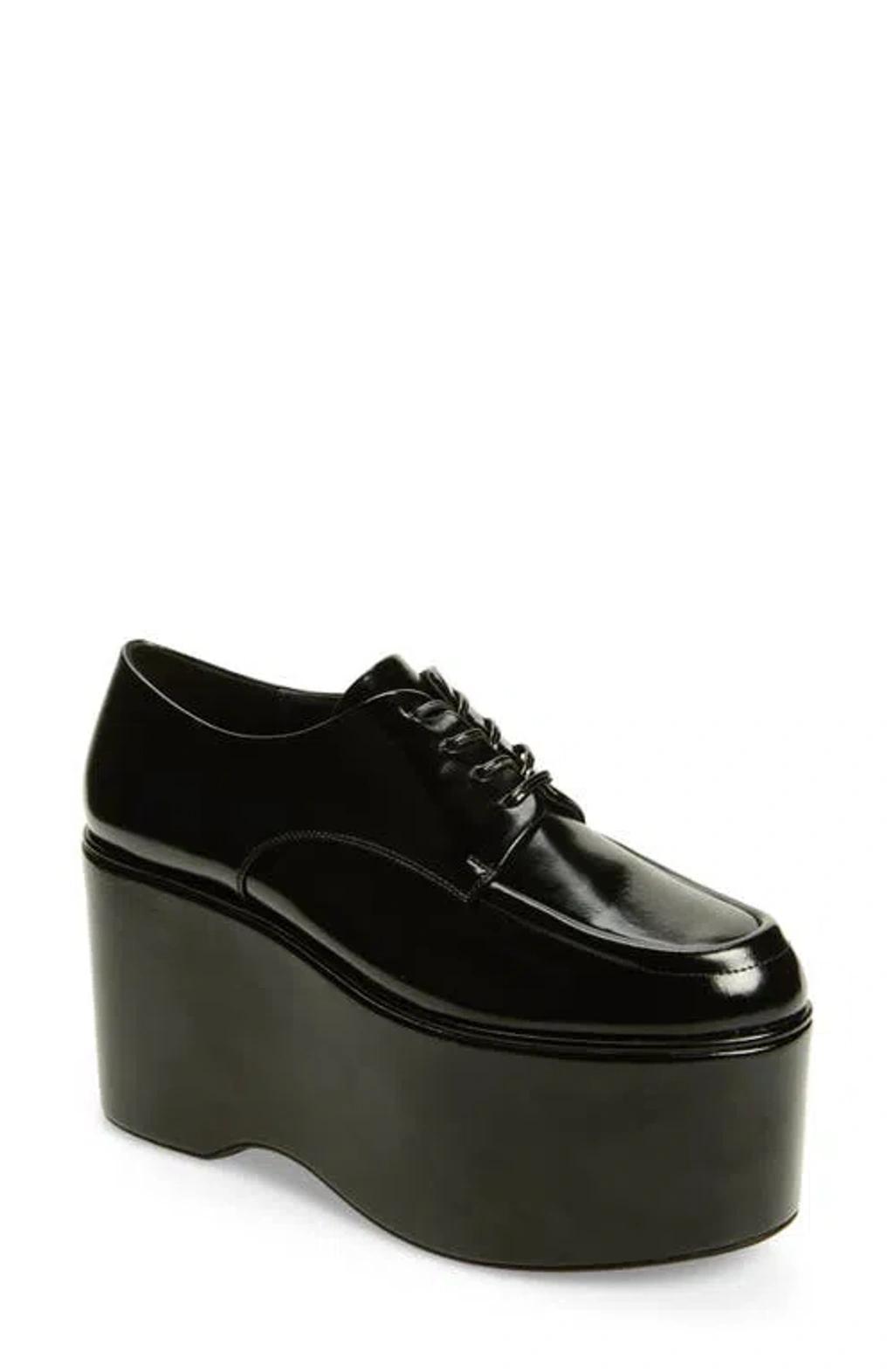 Extent Moc Toe Platform Loafer In Black Product Image