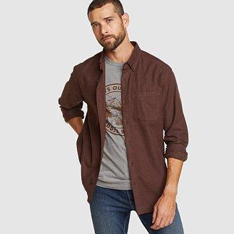 Men's Eddie's Favorite Flannel Classic Fit Shirt - Solid Product Image