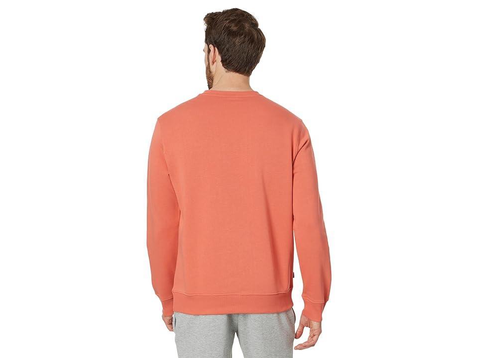 Timberland Linear Logo Crew Neck Sweatshirt (Burnt Sienna App) Men's Sweatshirt Product Image